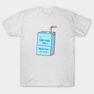 I don't care juice box T-Shirt